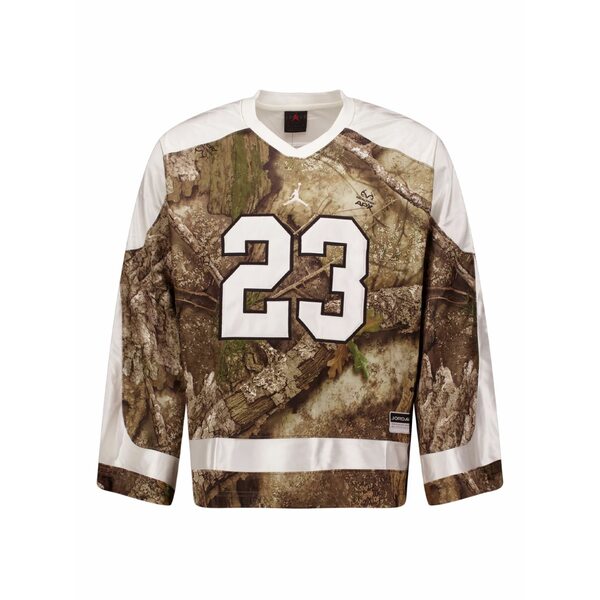 ジョーダン メンズ Tシャツ トップス Brooklyn camouflage-pattern t-shirt Brown|asty