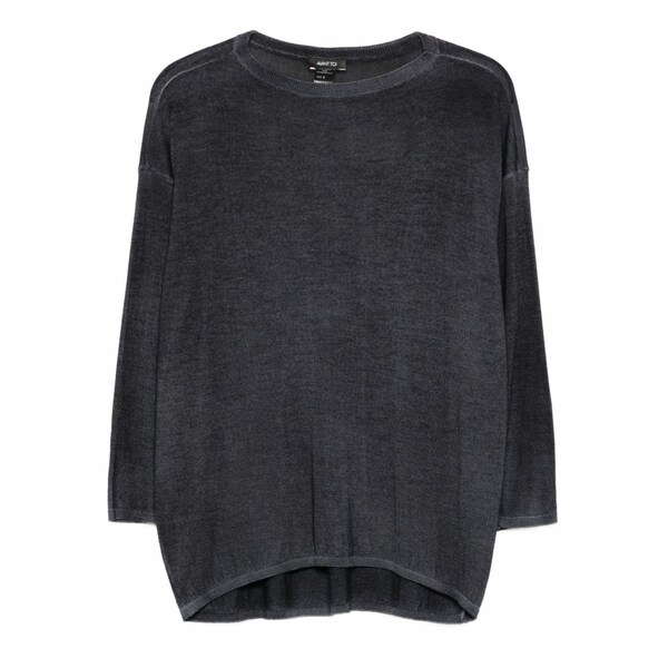 アヴァントワ レディース ニット&セーター アウター Three-quarter sleeve sweater Blue｜asty