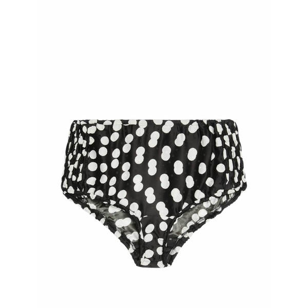 ドリス・ヴァン・ノッテン レディース カジュアルパンツ ボトムス Polka-dot micro shorts Black|asty