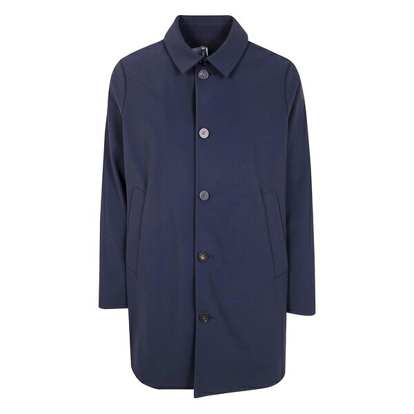 アールアールディ メンズ ジャケット＆ブルゾン アウター Winter thermo button-fastening jacket Blue