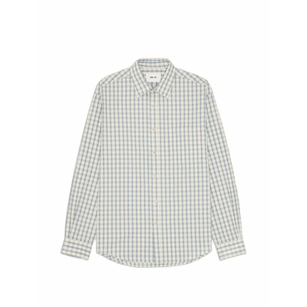 エヌエヌ77 メンズ シャツ トップス Deon checked shirt Neutrals