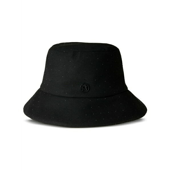 メゾンミッシェル レディース 帽子 アクセサリー Fredo bucket hat Black|asty