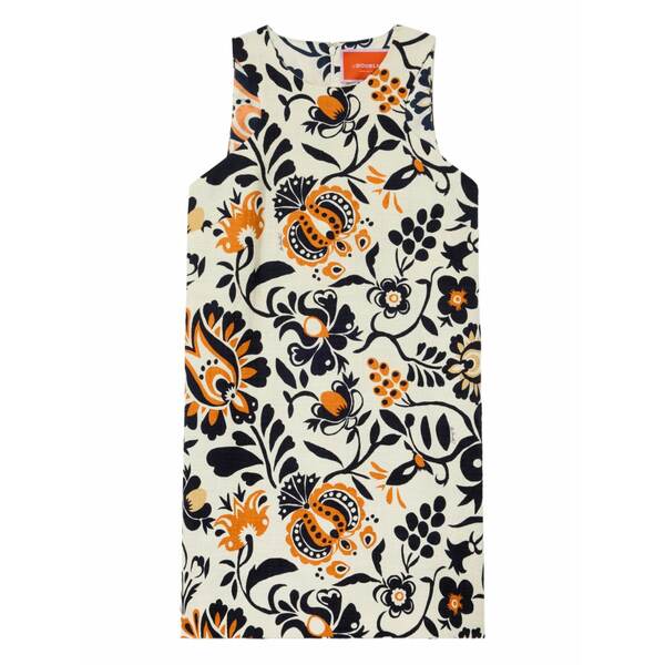 ラ・ダブル・ジェイ レディース ワンピース トップス Racer floral-print mini dress White｜asty