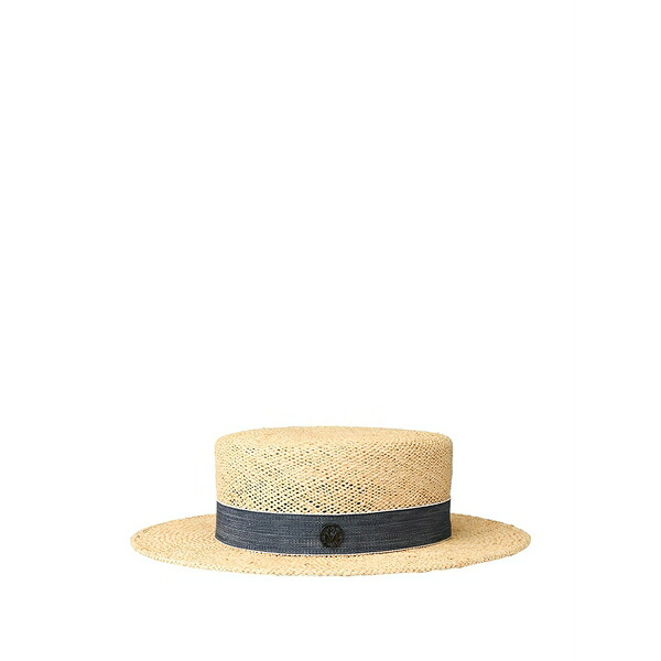 メゾンミッシェル  レディース 鳥打ち帽 付属物 Kiki emblem ribbon hat Neutrals