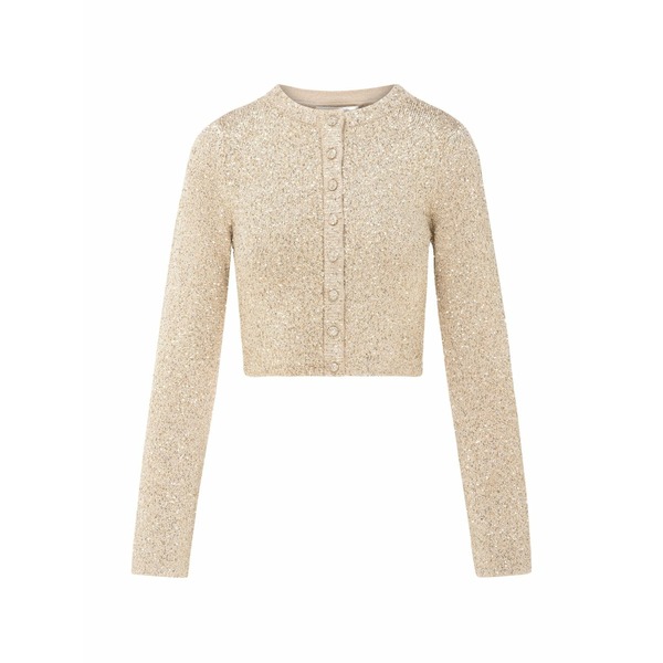 ラブスハックファンシー レディース ジレー アウター Ferra buttoned cropped cardigan Neutrals