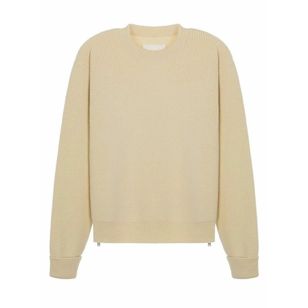 ジル・サンダー レディース 編み物\u0026プルオーバー アウター Wool sweater Neutrals