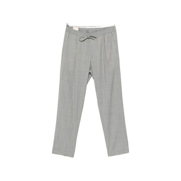 ブリ後押し 1949 メンズ 心地好いズボン下 ボトムス Wimbledon drawstring trousers Grey