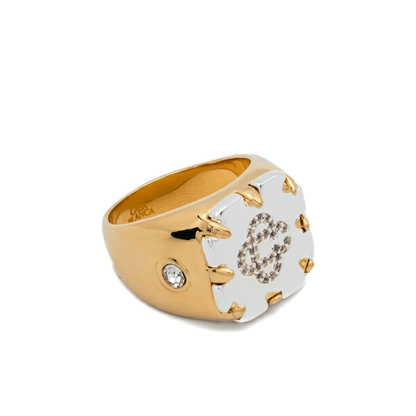 カサブランカ メンズ 輪っか 佩び物 Logo-embellished ring Gold