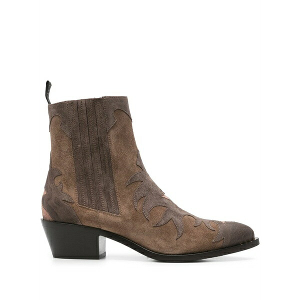 サルトル レディース ブーツ シューズ Brown leather boots Brown