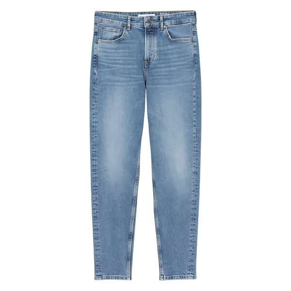 マルコポーロ レディース ジーンズズボン下 ボトムス Logo-patch jeans Blue