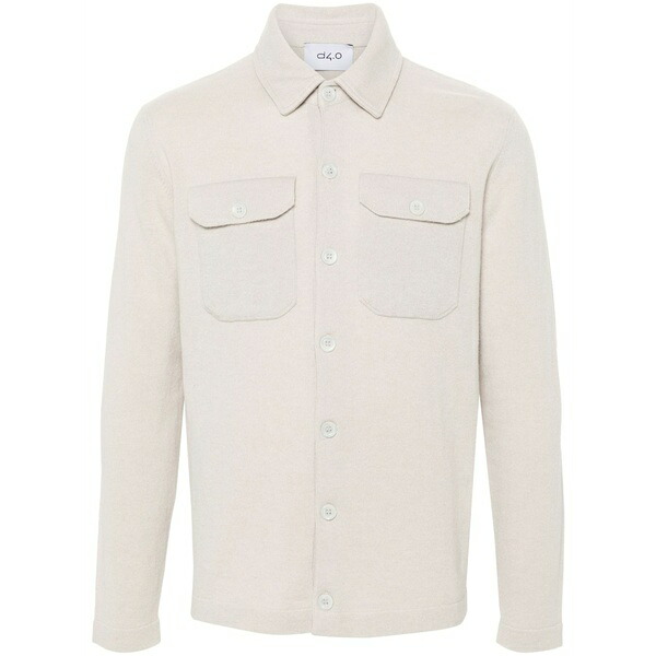 ディーフォーポイントゼロ メンズ プルオーバー トップス Knitted shirt Neutrals