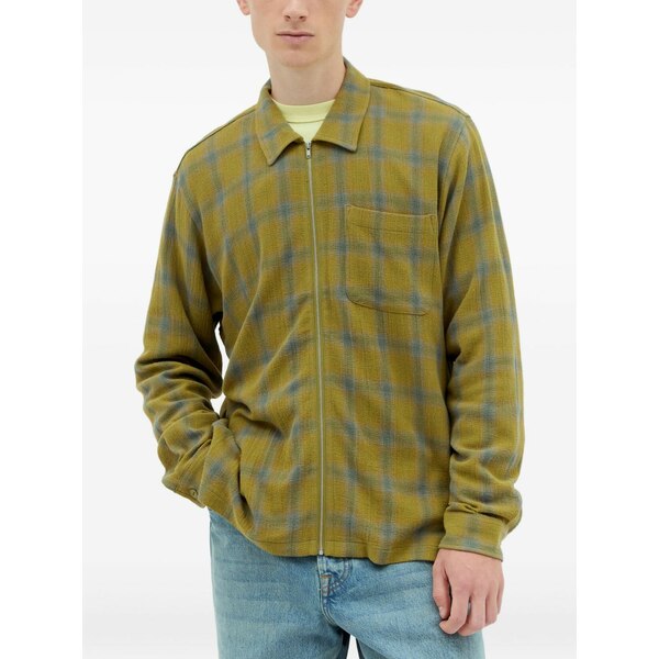 ジェイソンマーク メンズ シャツ トップス Plaid-check shirt Green｜asty 29,452円