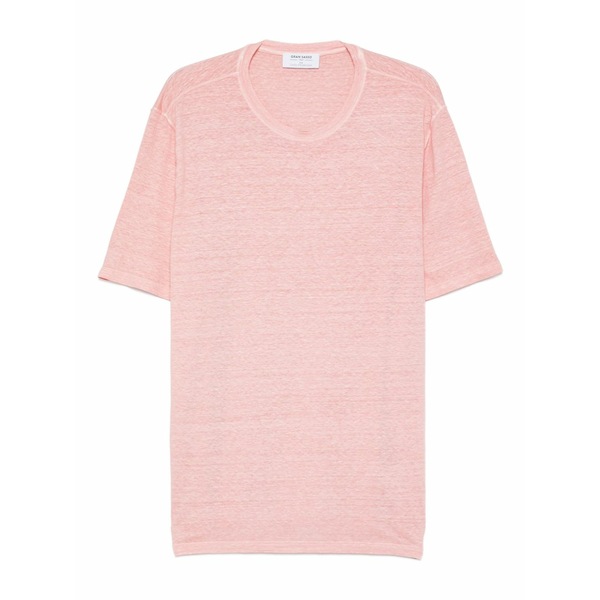 グランサッソ メンズ プルオーバー トップス Round-neck t-shirt Pink