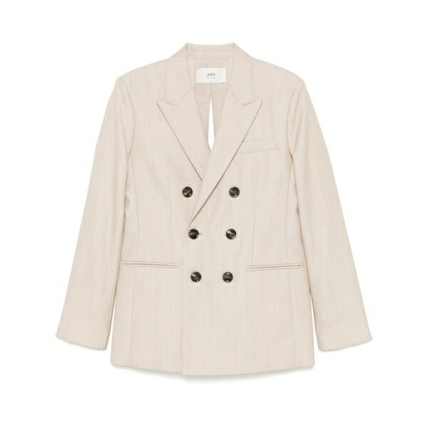 意中の女 レディース 上衣＆上衣 アウター Double-breasted blazer Neutrals