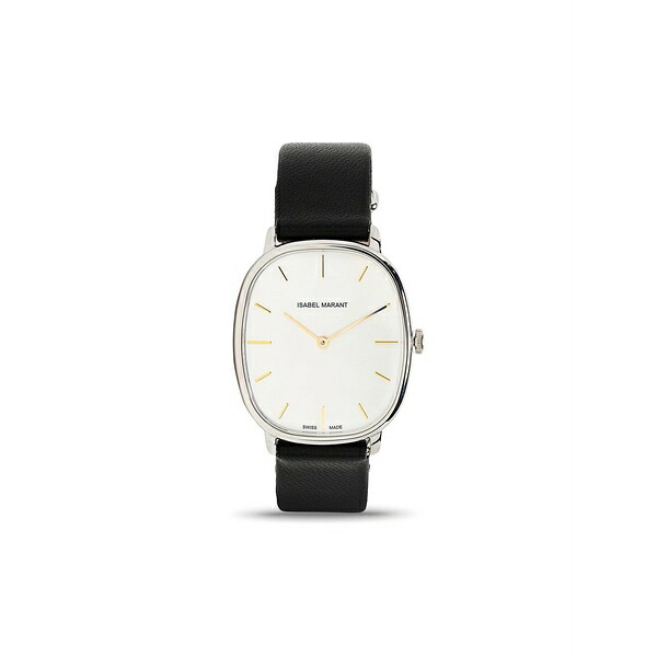 イザ呼びりん マラン レディース ウオッチ 付属物 Oval quartz 28粍 Grey