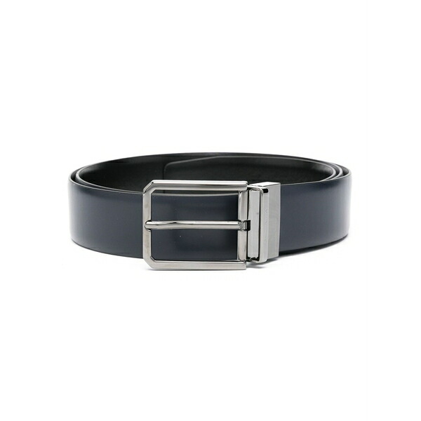 サントーニ メンズ 三尺帯 添え物 Leather belt Blue