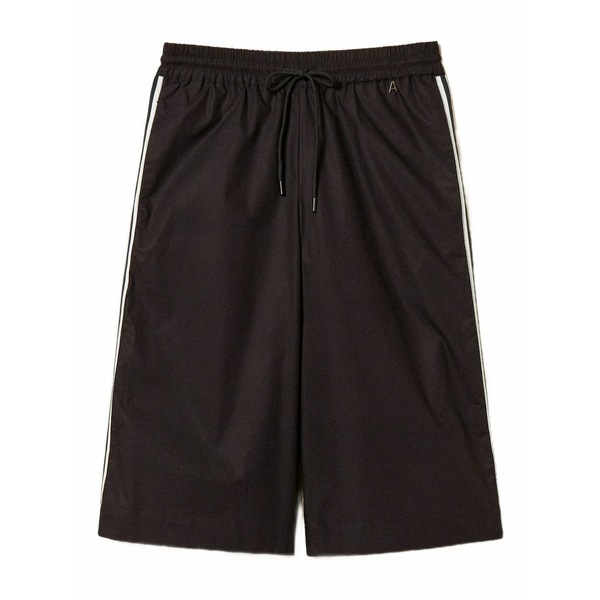 ツインセット レディース カジュアルパンツ ボトムス Stripe-detail shorts Black｜asty