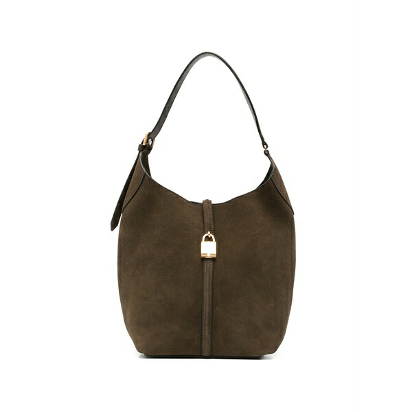 デメリエー レディース ショルダーバッグ バッグ Siena suede shoulder bag Brown|asty