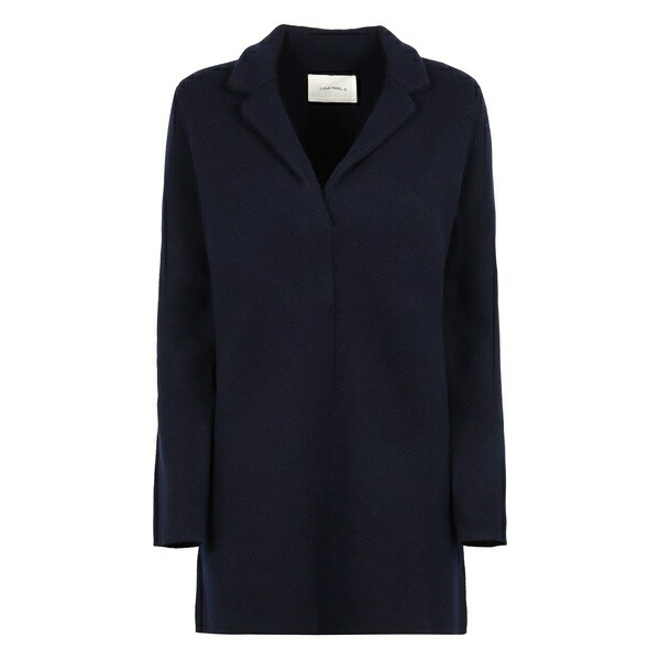 リサ・ヤン レディース 上衣＆上衣 アウター Cashmere jacket Blue