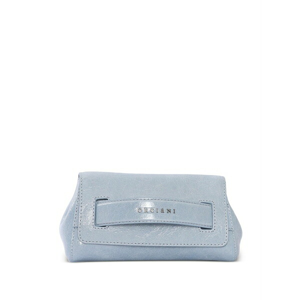 オルチアーニ レディース クラッチペダル御徒面子 御徒面子 Blue clutch bag Blue