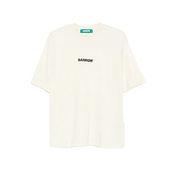 バロウ メンズ プルオーバー トップス Teddy-print t-shirt Neutrals