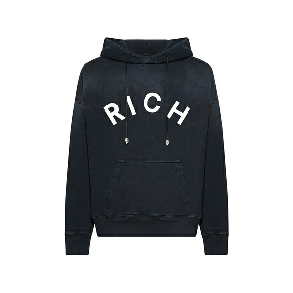 ジョン バージニアの州都 メンズ パーカー・スウェットシャツ アウター Logo hoodie Black