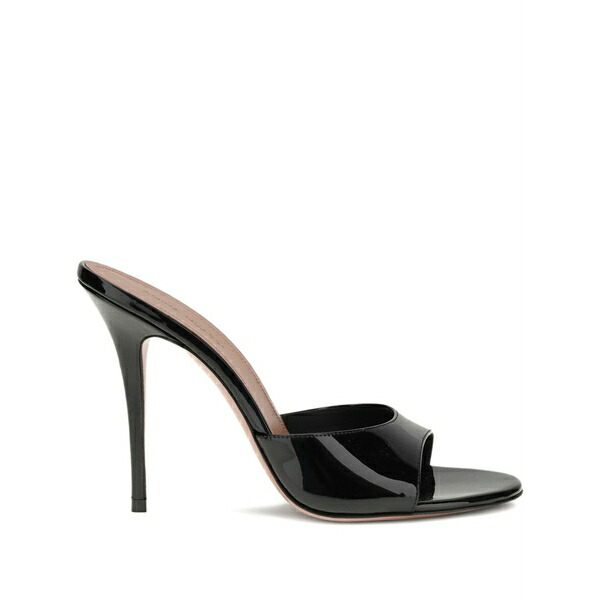 アミナモアディ レディース サンダル シューズ 105mm elodie sandals Black｜asty