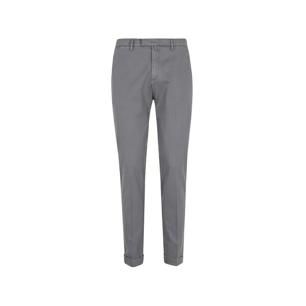 ブリリア 1949 メンズ カジュアルパンツ ボトムス Cuffed trousers Grey|asty