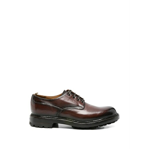 オフィチーネ 創作的 メンズ 御召しものシューズ シューズ Bristol lace-up derby shoes Brown