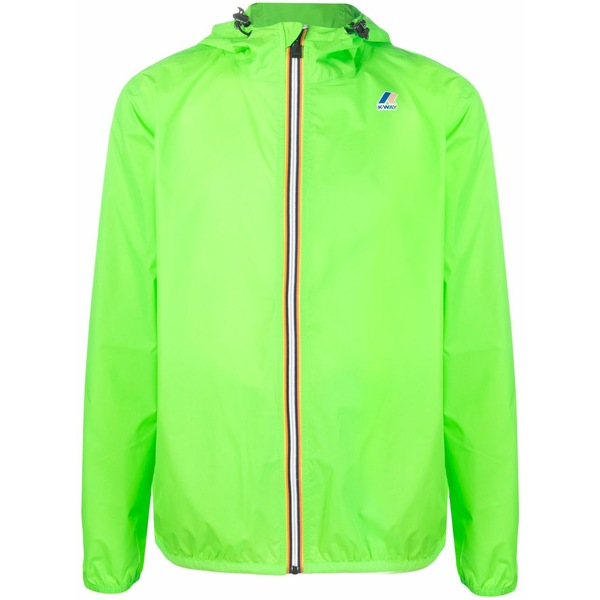 ケイ通い路 メンズ 上衣＆上衣 アウター Logo-print hooded jacket Green