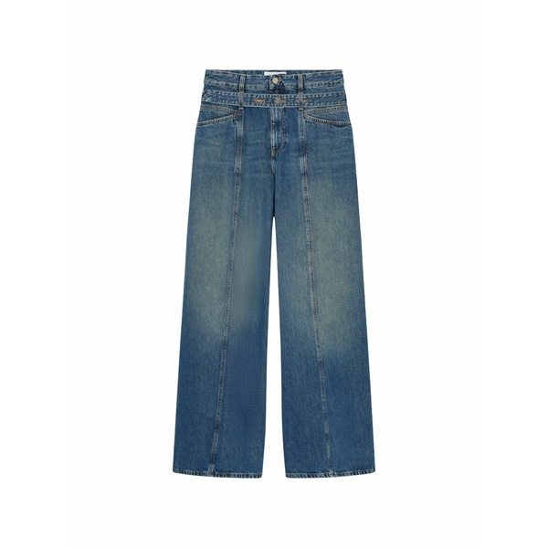 クローズド レディース デニムパンツ ボトムス Zoya-x panelled wide-leg jeans Blue｜asty