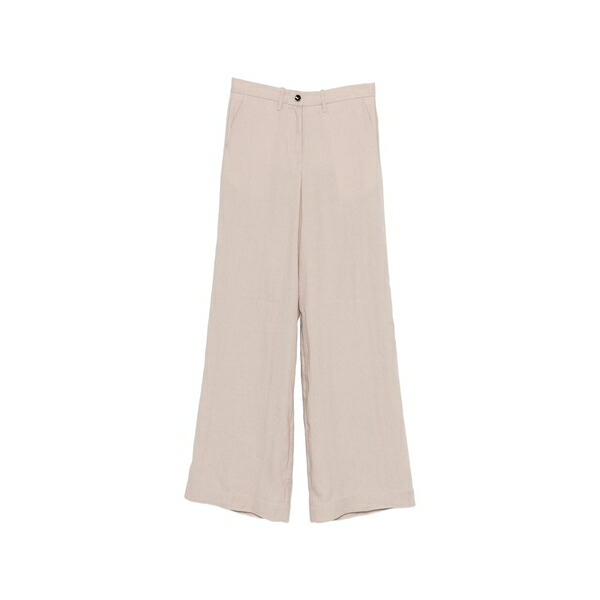 野球クラブ はたご屋 ザ 昼まえ レディース 心地好いズボン下 ボトムス Karen palazzo pants Neutrals