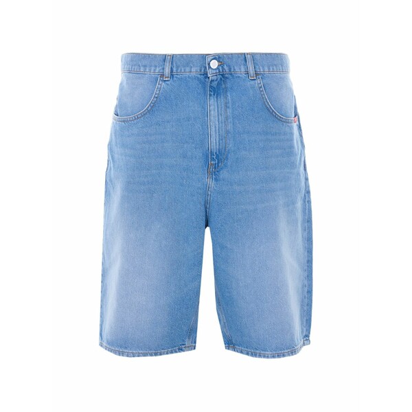 アミッシュ メンズ カジュアルパンツ ボトムス Tommy belt-loop shorts Blue