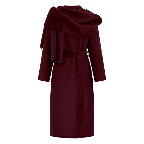 ニコラスカークウッド レディース 厚地の外套 アウター Candice belted coat Red