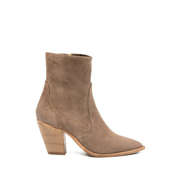 ジュリーディー レディース ブーツ シューズ Pointed heeled ankle boots Brown