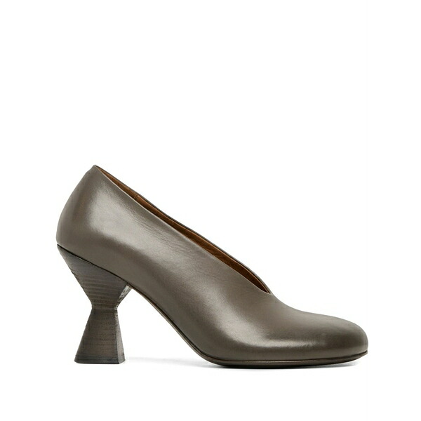 マーシャル  レディース パンプス シューズ Zampetta leather pumps Brown