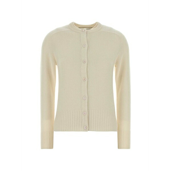 カルヴェン レディース ジレー アウター Round-neck cardigan Neutrals
