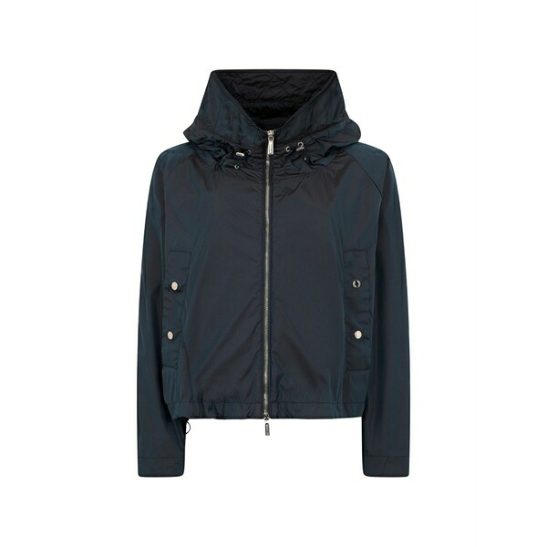 ムーレー レディース ジャケット&ブルゾン アウター Zip-fastening hooded jacket Blue|asty