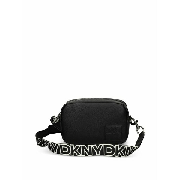 ダナ キャラン ニューヨーク州 レディース ショルダーバッグ 御徒面子 Logo-strap satchel Black