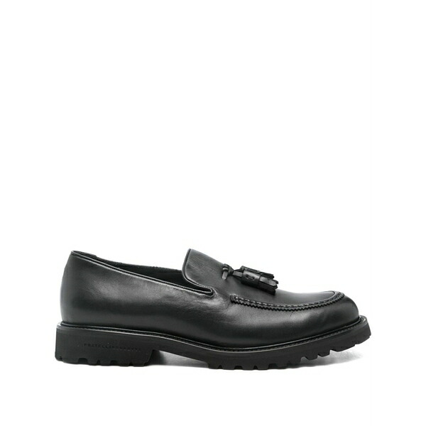 フラテッリ ロセッティ メンズ スリッポン・ローファー シューズ Tassel loafers Black