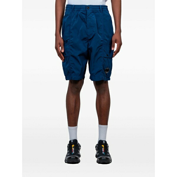 シーピーカンパニー メンズ 心地好いズボン下 ボトムス Cargo-pocket shorts Blue
