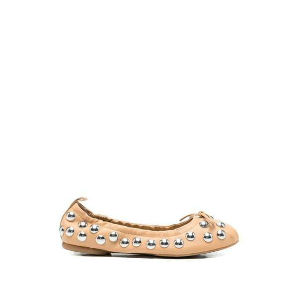 ホー鵞鳥 レディース サンダル シューズ Studded ballet flats Neutrals