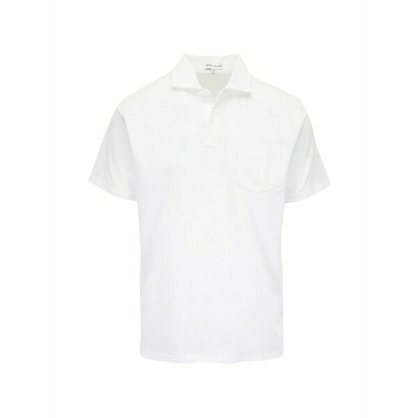 ピーター・銀鏡 メンズ スポーツシャツ トップス Everyday piqu?? polo shirt White