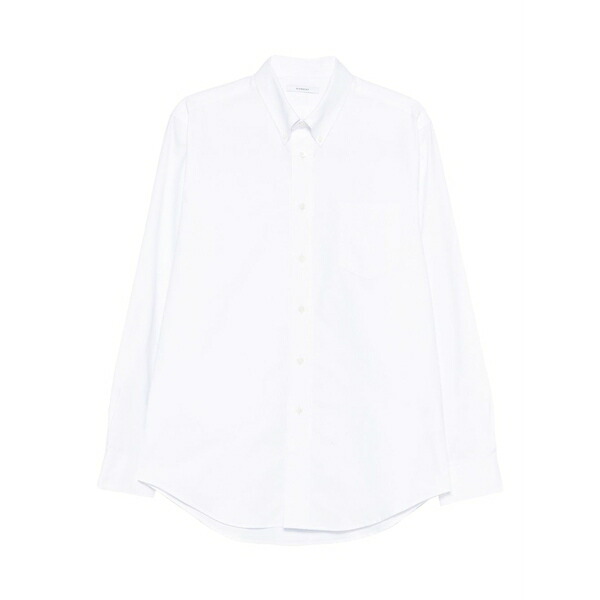 ジバンシー メンズ プルオーバー トップス Cotton chest-pocket shirt White