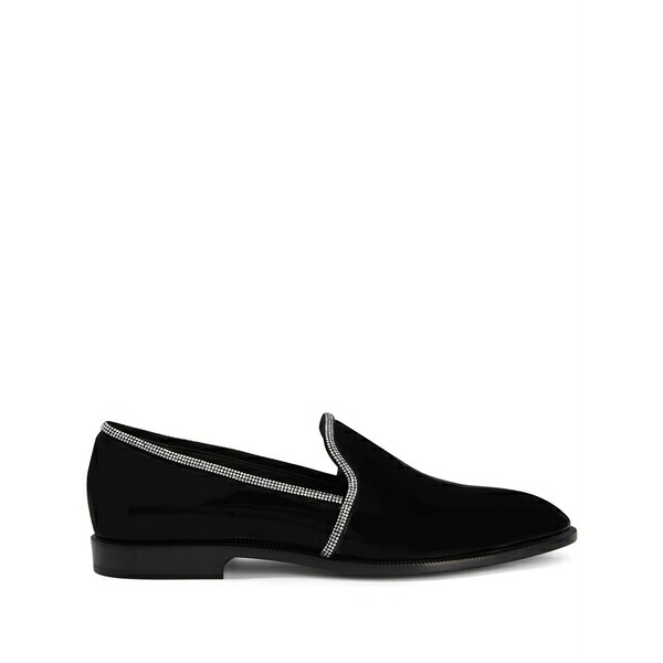 ジュゼッペザノッティ メンズ スリッポン・ローファー シューズ Ariees crystal-embellished loafers Black｜asty