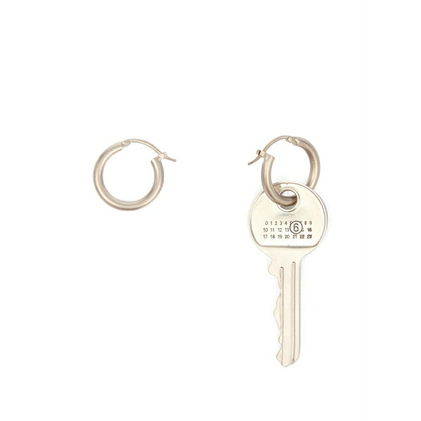 マルタンマルジェラ メンズ ピアス・イヤリング 付属物 Key earrings Silver