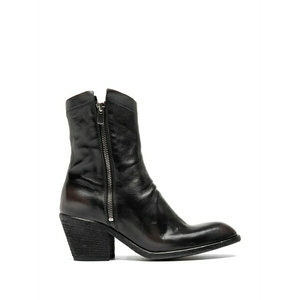 オフィチーネ 創造的 レディース ブーツ シューズ Sydney side zip boots Black