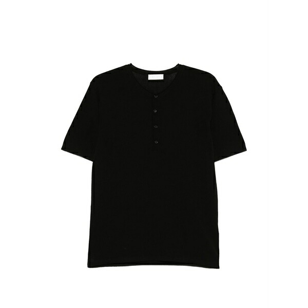 ロベルトコリーナ メンズ プルオーバー トップス Button knitwear Black