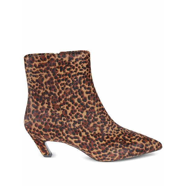 死灰 レディース ブーツ シューズ 50粍 vicky leopard-print boots Brown