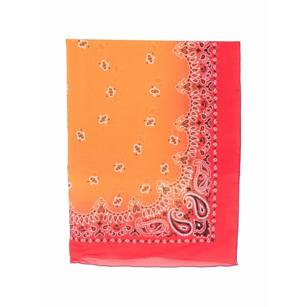 デスティン メンズ えり巻き・袈裟・えり巻き 付属物 Paisley scarf Orange